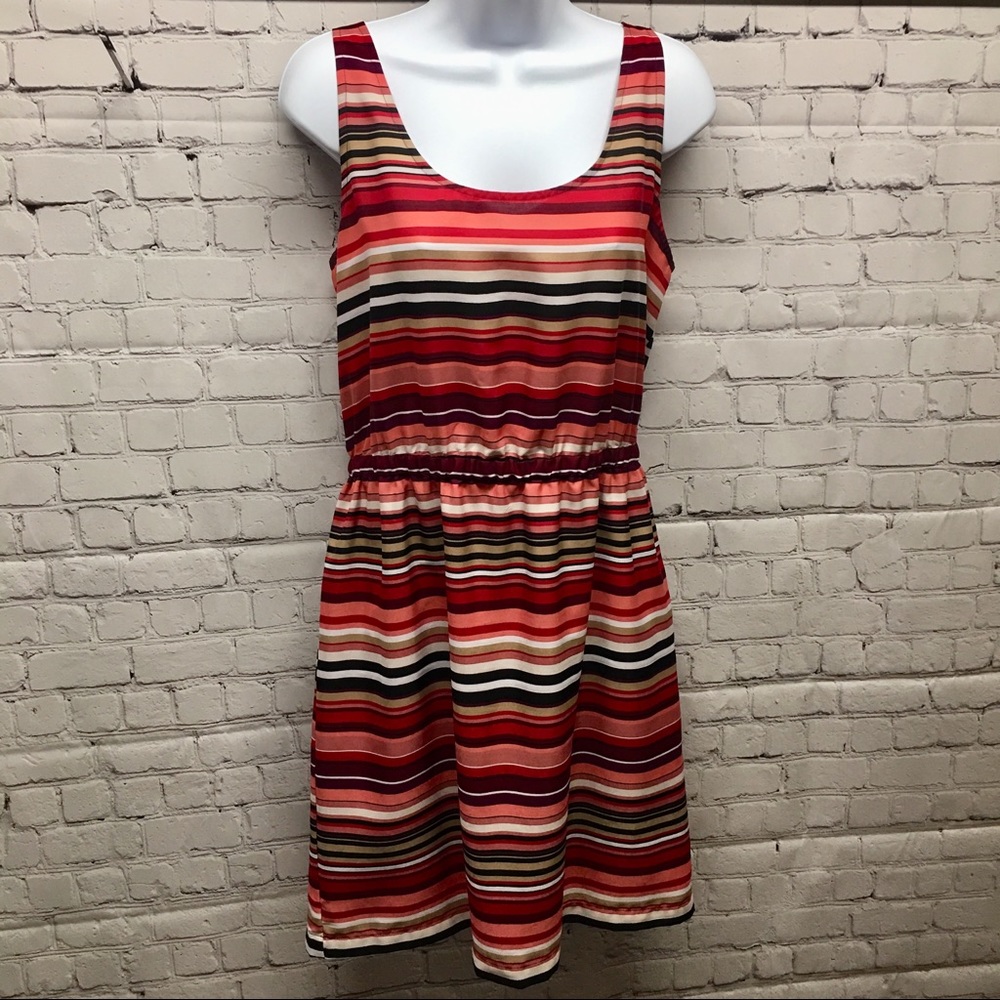 2 for $15 🎈 Loft Striped Sleeveless Dress